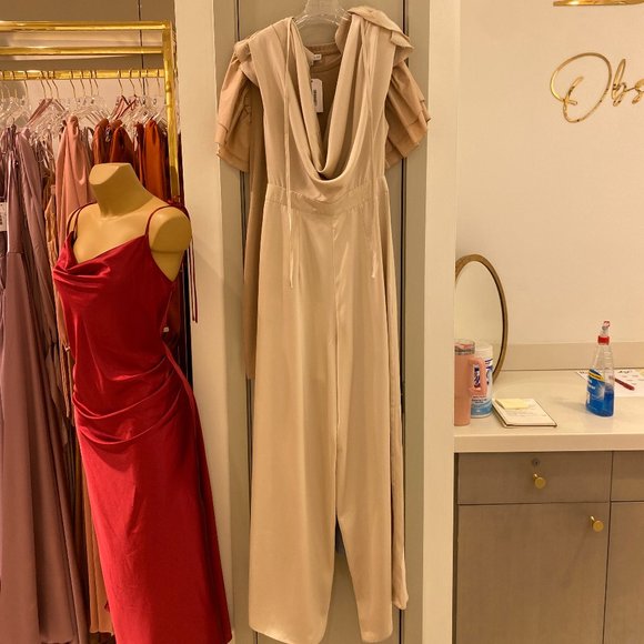 Cowl Jumpsuit - Picture 3 of 5